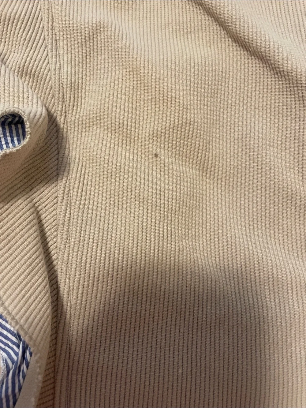 Anthropologie Beige Ruffle-Trim Knit Top - Picture 3 of 6